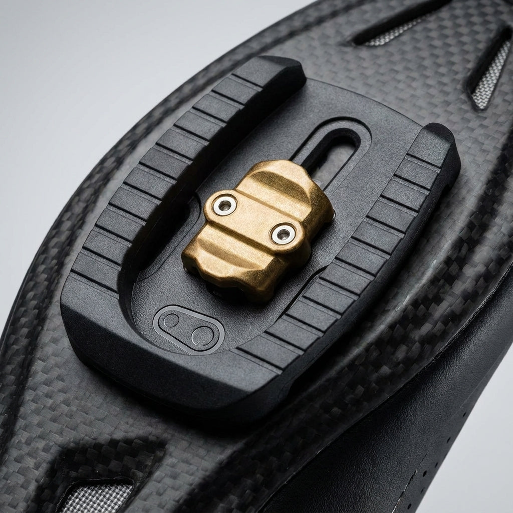 Crankbrothers Quattro 3-Loch Cleats für Rennradschuhe. Präzise 6 Grad Bewegungsfreiheit. Kompatibel mit Crankbrothers Pedalen.