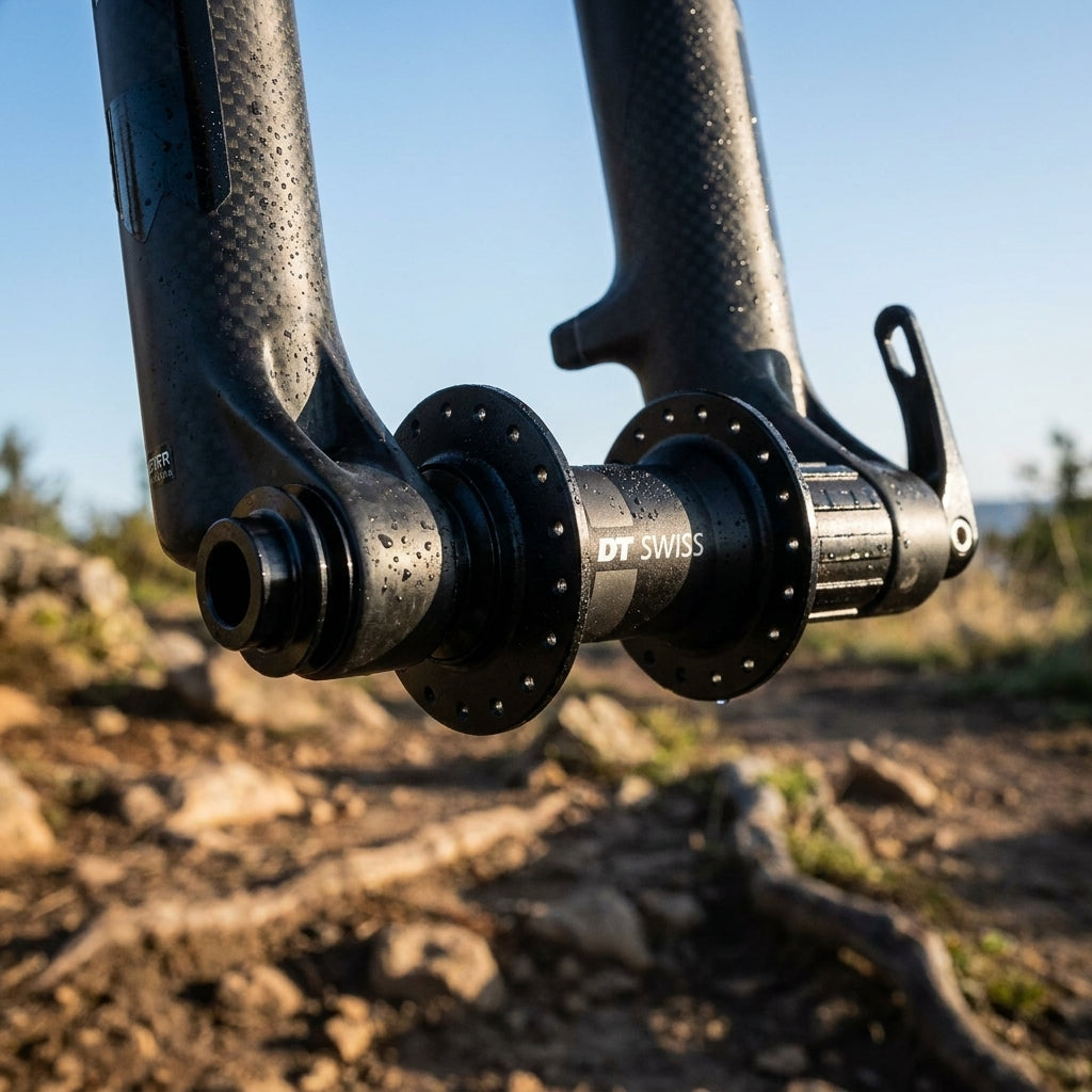 DT Swiss Umrüstkit VR 12/15/20mm schwarz für Vorderradnabe. Flexible Anpassung an Thru Axle Standards für MTB & Road Bikes.