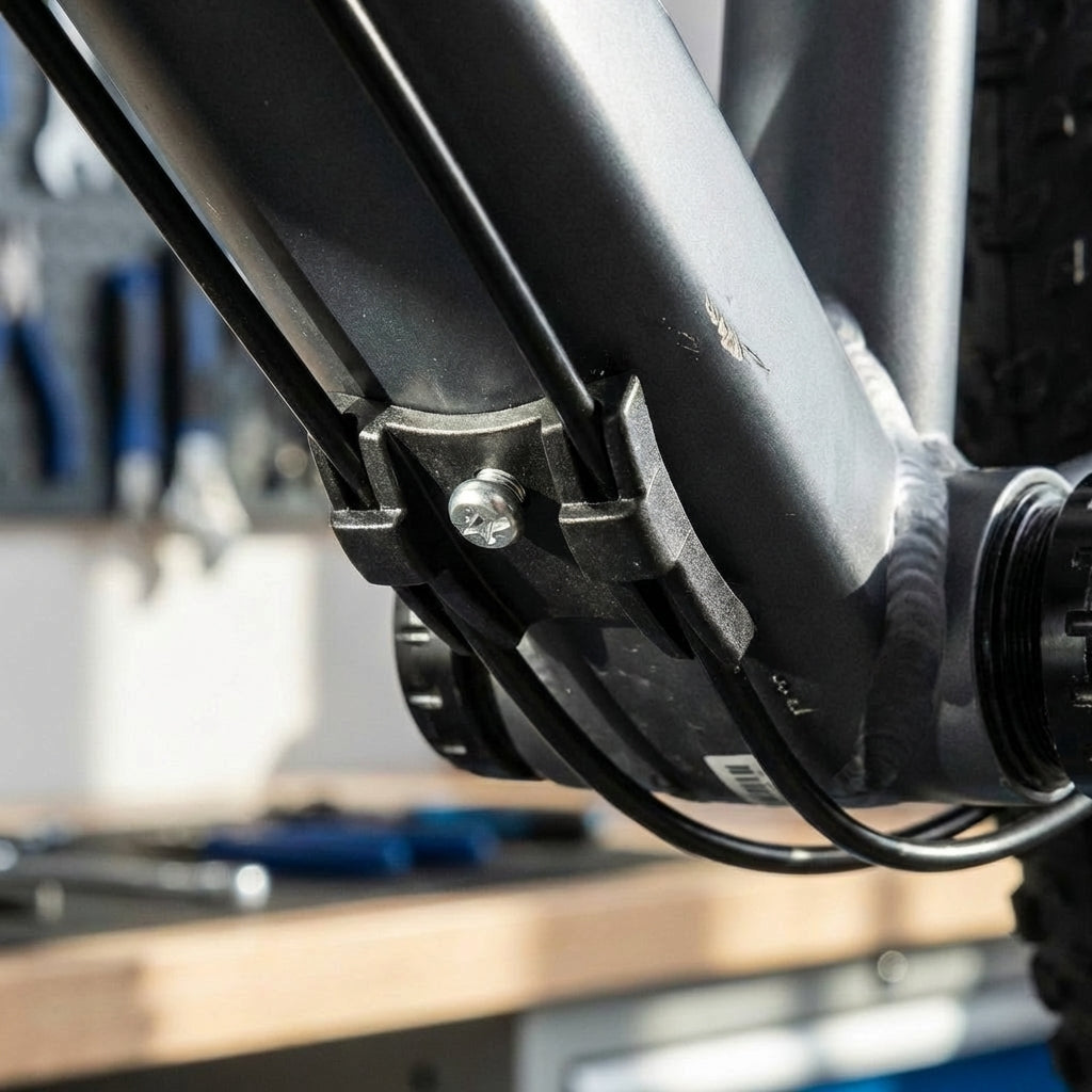 Point Schaltzugführung Tretlager: Robuste Kunststoffführung für präzise Fahrrad-Schaltzüge. Optimiert Schaltvorgänge an MTB, Rennrad, E-Bike.
