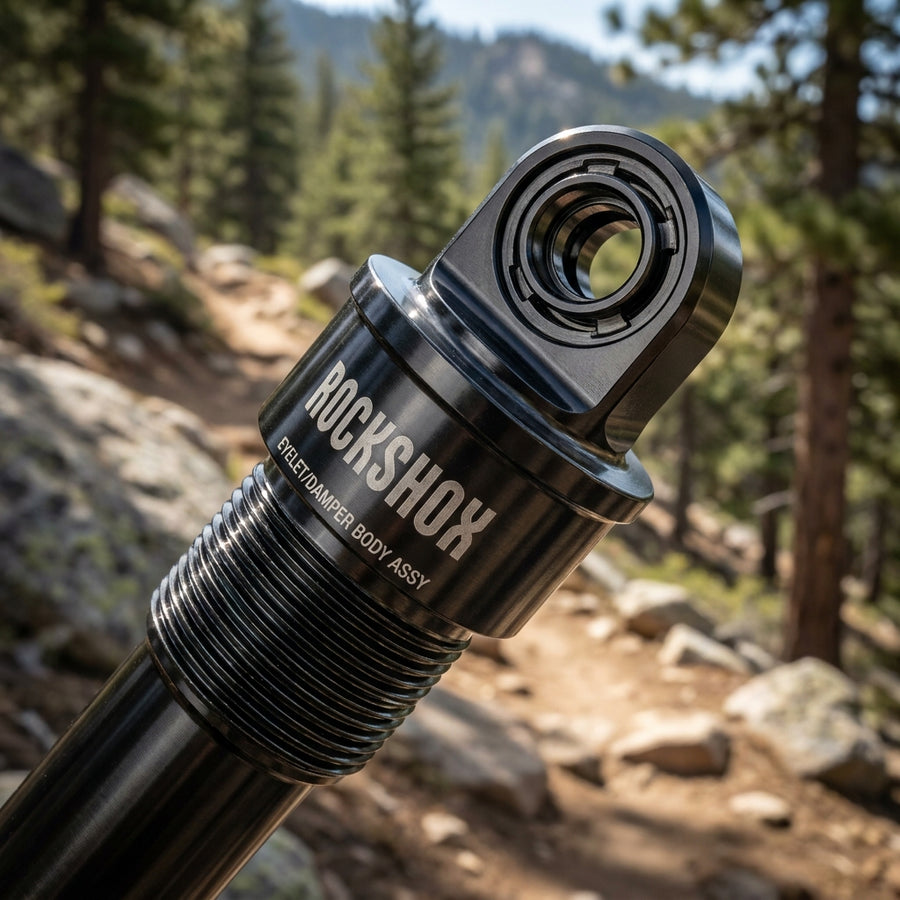 Rockshox Eyelet/Dämpfer Body Assy Vivid Coil C1 (2025+). MTB Federung Ersatzteil für maximale Performance & Kontrolle.