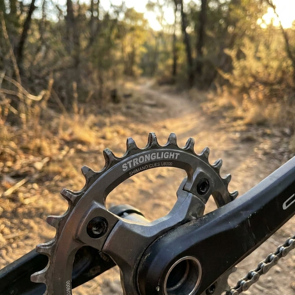 Stronglight Kettenblatt für Shimano Cues U8000 Mountainbike/Gravel. 42 Zähne, Narrow-Wide. Robustes Aluminium für präzise Schaltleistung.