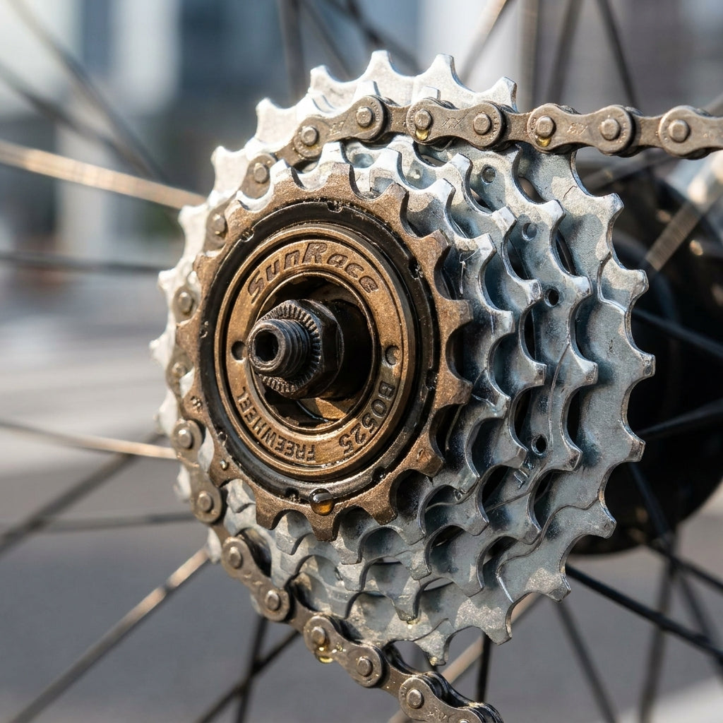 SunRace MFR2A 6-fach Freilaufkranz 14-24 Zähne Schraubkranz Fluid Drive Fahrrad.