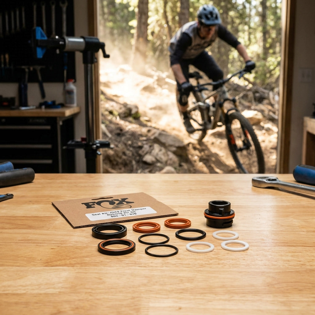FOX Seal Kit 2024 Float Dämpfer Rebuild Kit SH. Originalteile für zuverlässige MTB Federung und maximale Performance.