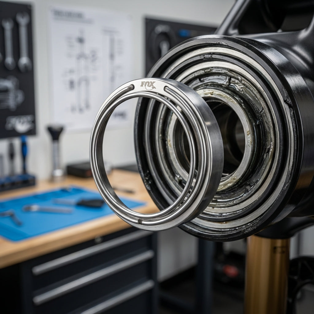 FOX Sicherungsring für MTB Federung. Original Ersatzteil 22.5mm, 1mm. Präzision für Wartung am Mountainbike.