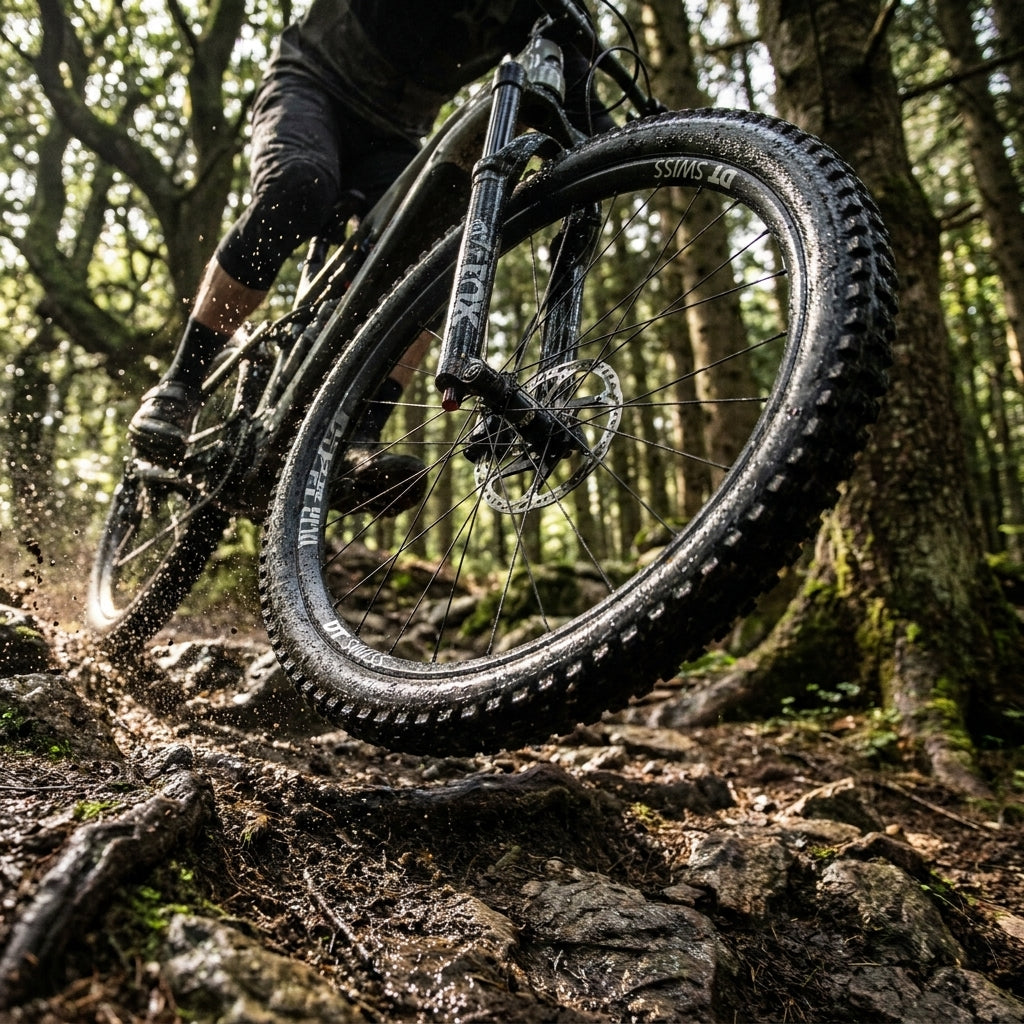 DT Swiss E 1900 SPLINE 27,5" Laufrad schwarz. Robustes Enduro & E-MTB Vorderrad für anspruchsvolle Trails. Zuverlässige Performance.