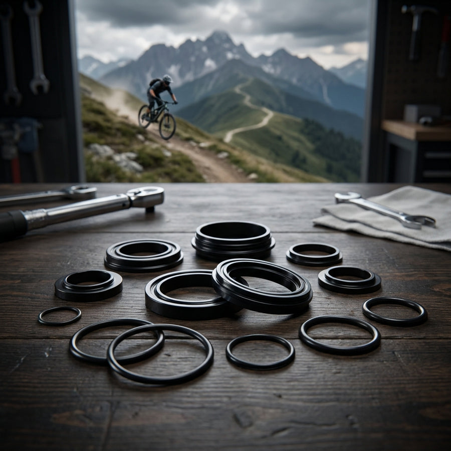 SR Suntour RS Oil Seal Kit RS21 TriAir2 Dichtungssatz für Federgabel Wartung. Optimale MTB Performance & Lebensdauer.