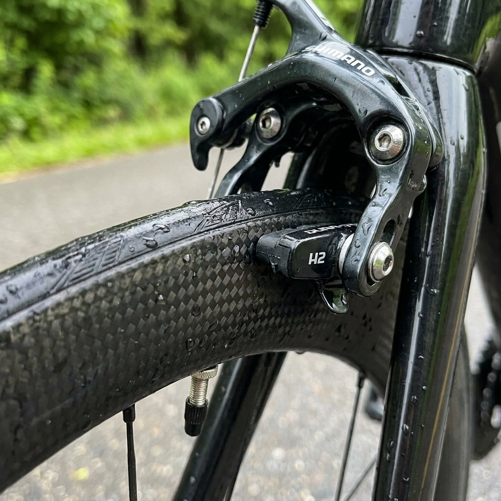 Kool Stop DURA-TYPE H2 Carbon Bremsbelag für Shimano Rennrad an nasser Carbonfelge.