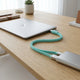 Knog USB Verlängerungskabel Türkis