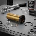 FOX Service Set Sleeve Assy 2022 FLOAT Kashima 45mm für Federgabel und Dämpfer Wartung. Präzises Upgrade für Ihr Bike.