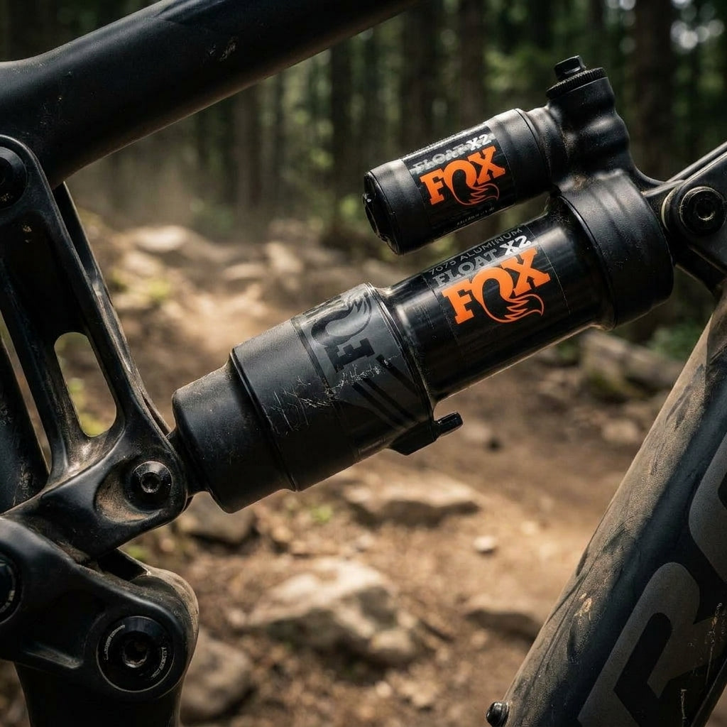 FOX Body (T) Outer Float X2 Dämpferkörper. Präzises 7075 Alu für MTB. Schwarz, 7.875x2.0. Top Performance.