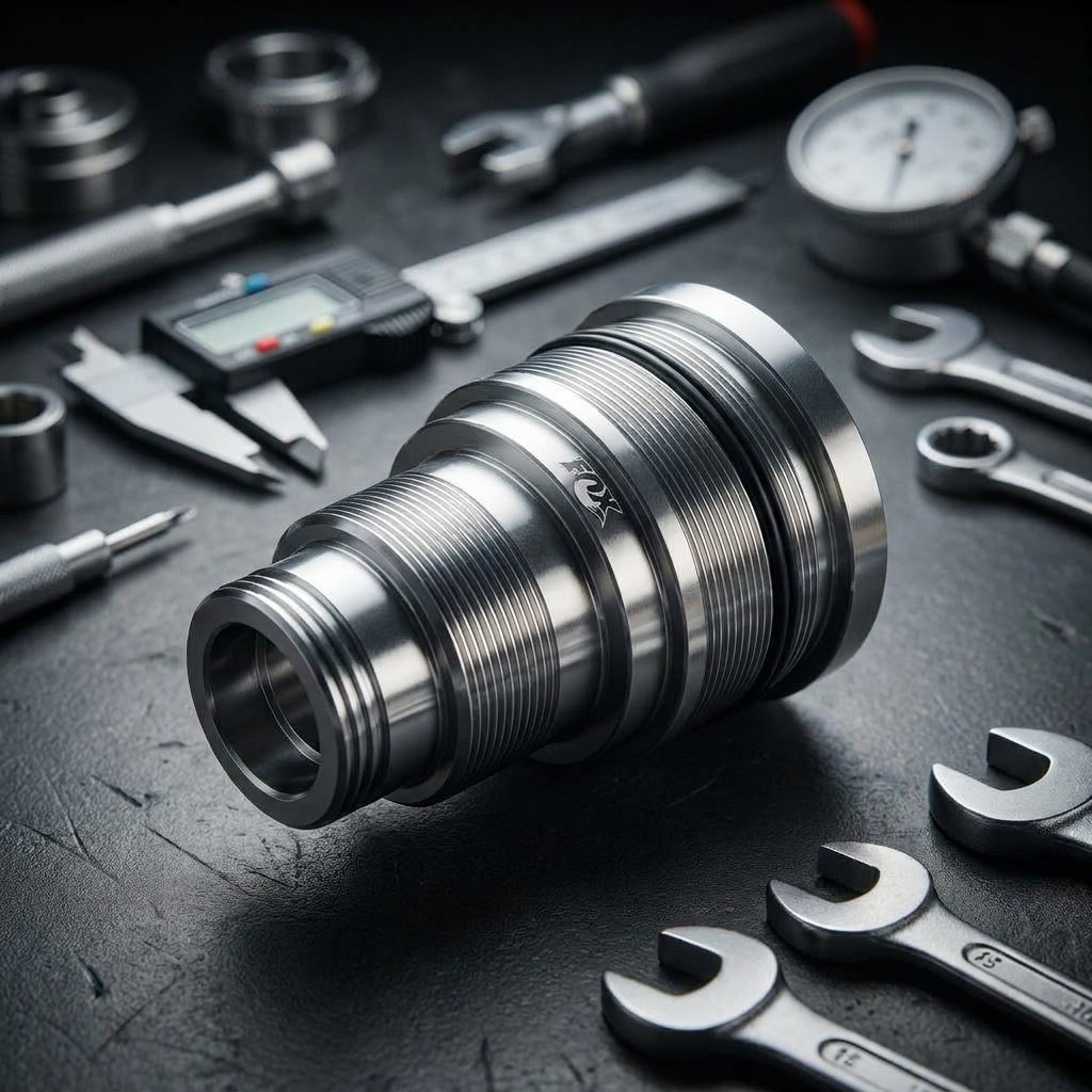 FOX Damping Adj Part: (T) Inner Comp Rod Float SL 45 mm für präzise Dämpfungsabstimmung. Tuningteil für FOX Fahrwerke.