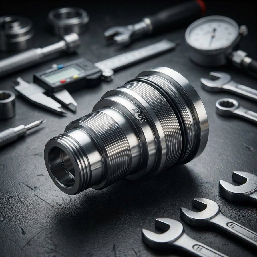 FOX Damping Adj Part: (T) Inner Comp Rod Float SL 45 mm für präzise Dämpfungsabstimmung. Tuningteil für FOX Fahrwerke.