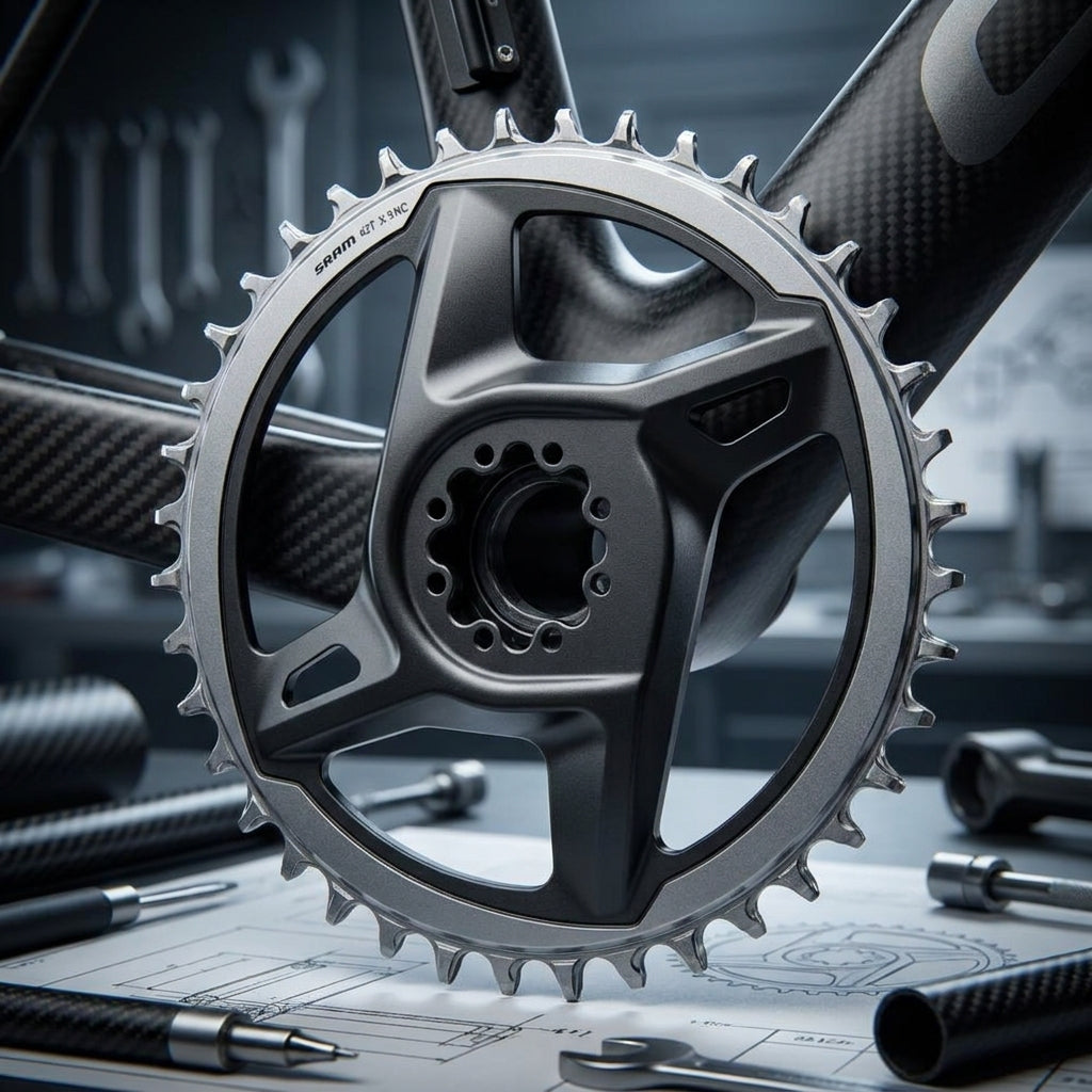 SRAM Kettenblatt RED/Force 12-fach 42T: Präzise Schaltperformance, Aerodynamik für Rennrad & Triathlon. X-Sync.