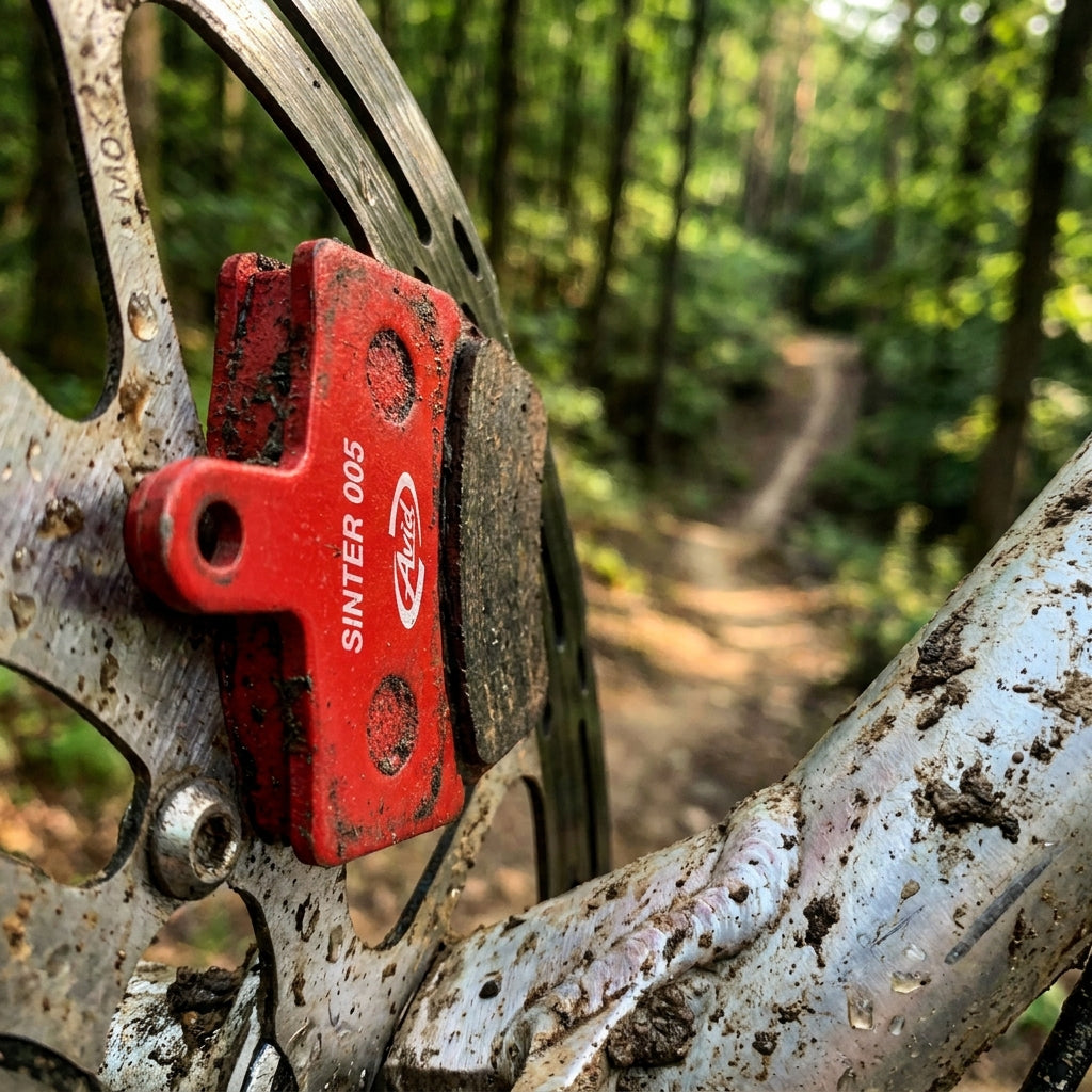 Roter Sinter 005 Avid Scheibenbremsbelag organisch für MTB. Hochleistung für sicheres Mountainbiken.