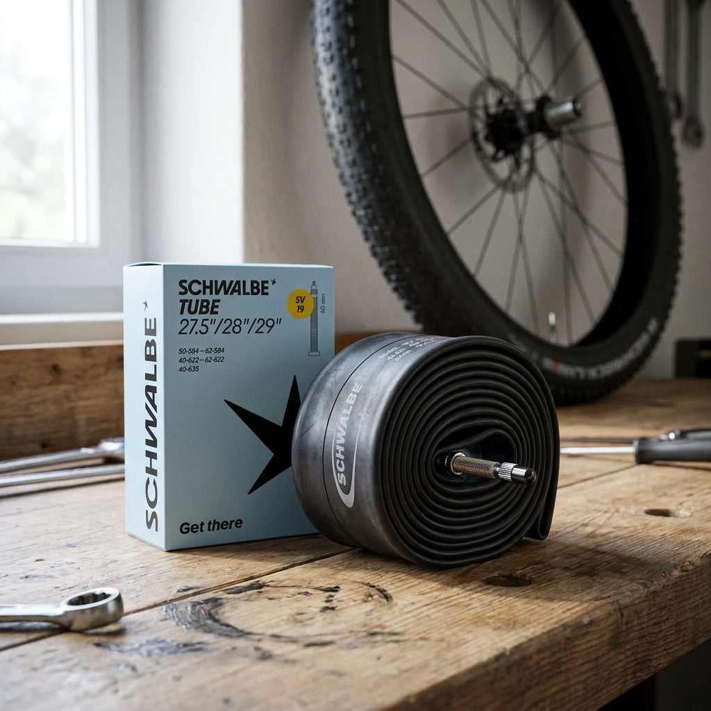 Schwalbe SV19 Fahrradschlauch 40/62-584/635 mit 60mm SV Ventil. Hochwertiger, zuverlässiger Fahrrad Ersatzschlauch.