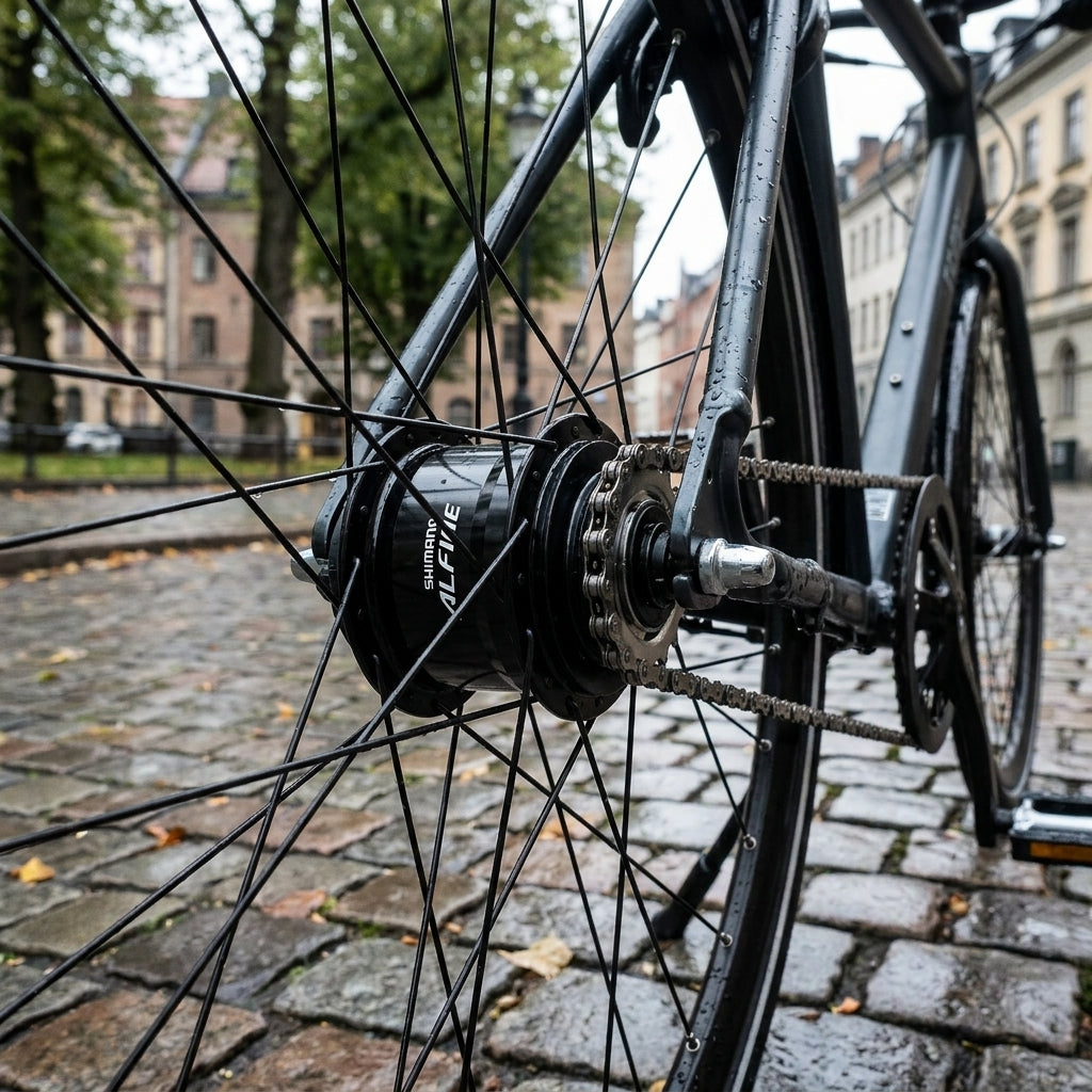 SHIMANO ALFINE SG-S7001-11 Getriebenabe, schwarz, 11-Gang für Trekking- & Stadträder. Wartungsarm, robust.