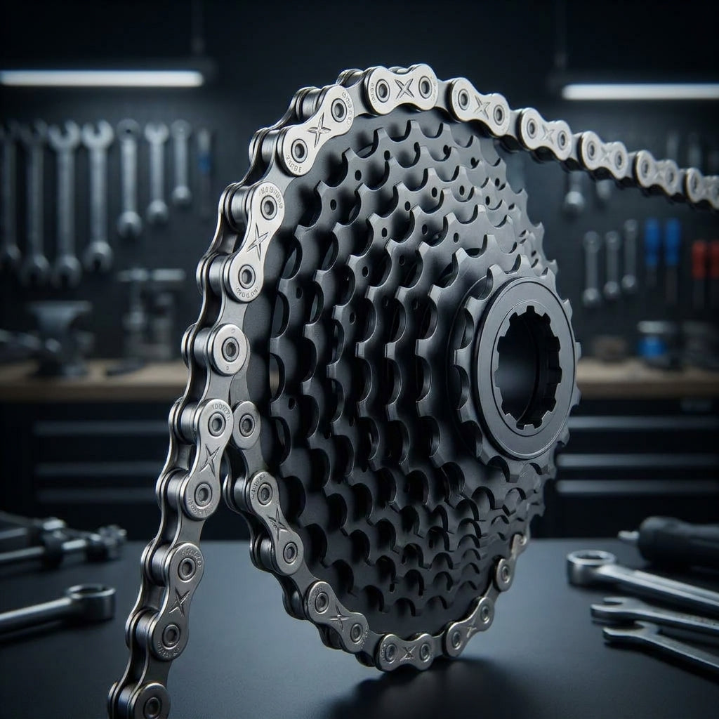 KMC X9 9-fach Fahrradkette, nickel-beschichtet, für MTB, Rennrad, Trekking. Extrem langlebig und präzise Schaltperformance.