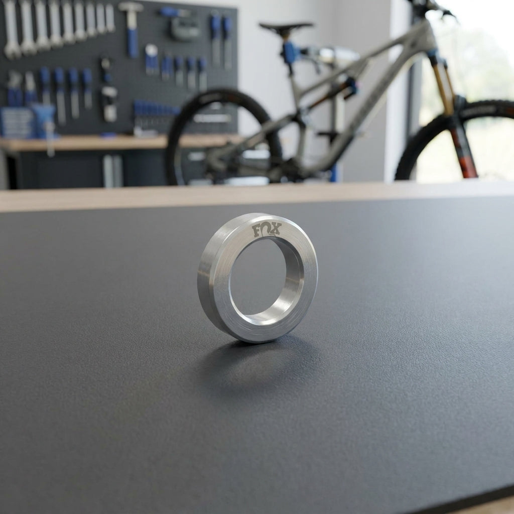 FOX Kit Mounting Hardware Crush Washer AL 8 mm für präzise Dämpfermontage. Aluminium, spielfrei, langlebig. Mountainbike.