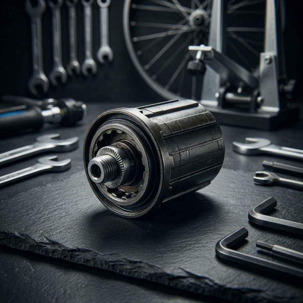 Shimano Freilaufkörper FH-M4050 mit Befestigungsschraube für Hinterradnabe Ersatzteil für Mountainbike und Trekkingrad.