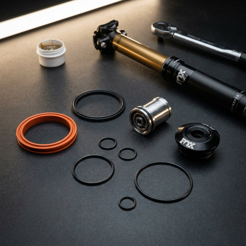 FOX Seal Kit 2025 Transfer Seatpost 30.9/31.6 Rebuild Kit für Fahrrad Sattelstütze Wartung