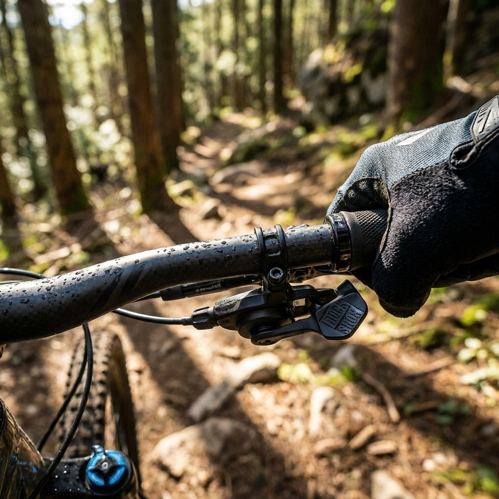Rockshox Reverb AXS Lever Kit für Sattelstütze. Präziser Mountainbike Controller für schnelle Höhenanpassung. Kabellos und robust.