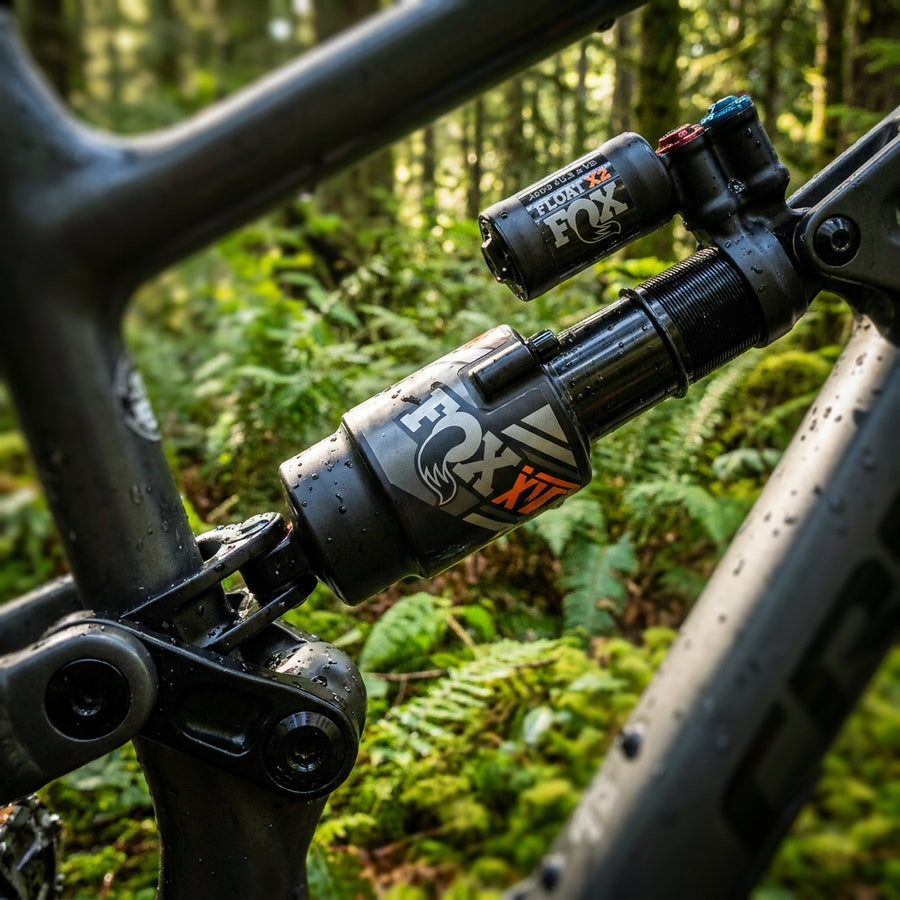 FOX Decal 2019 Float X2 XV Sleeve dunkelgrau. Hochwertiger Ersatzaufkleber für FOX Mountainbike Dämpfer. Perfekte Optik.
