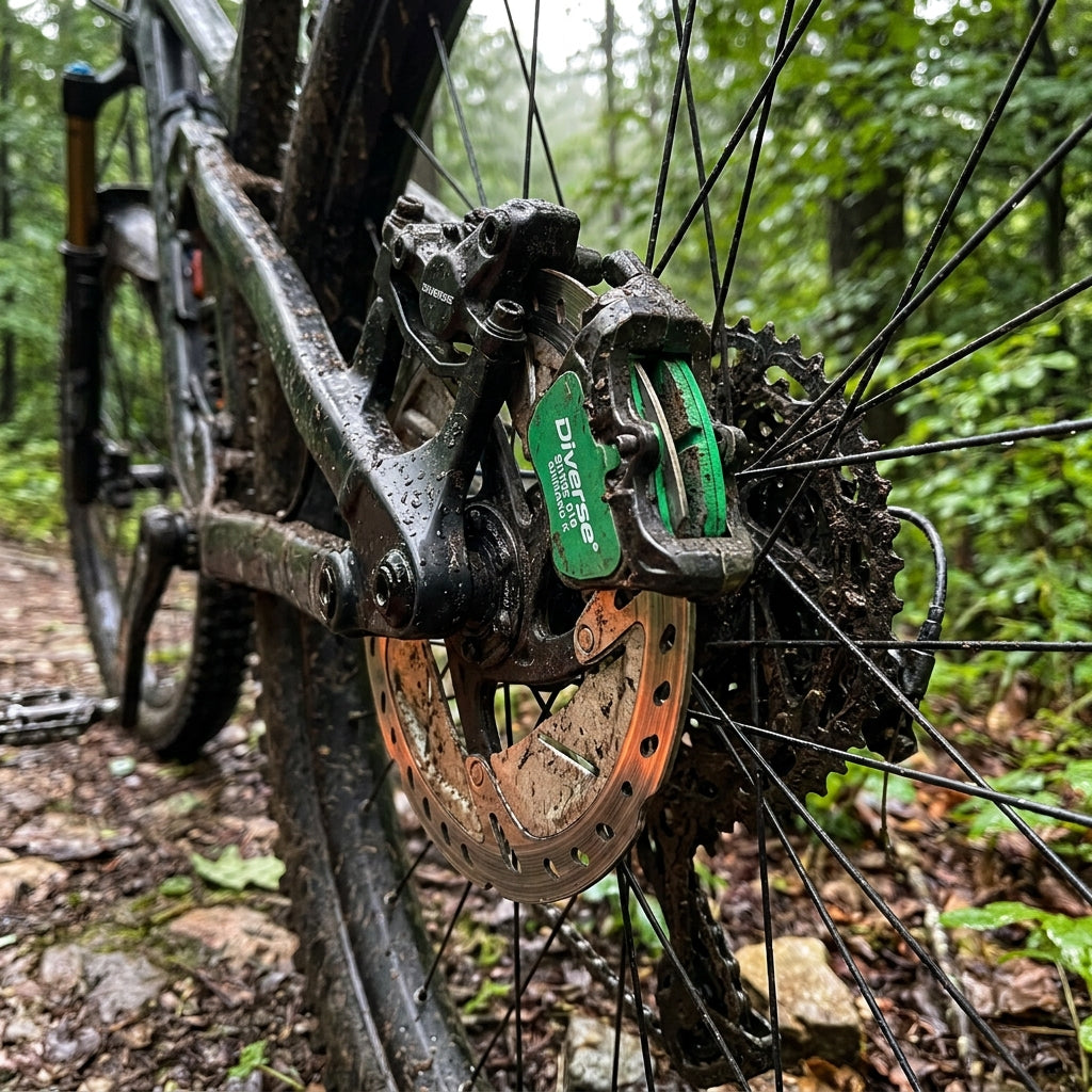 Scheibenbremsbelag Sinter 018 Shimano K organisch MTB Race grün Set in Dose. Hochleistung für präzise Kontrolle.