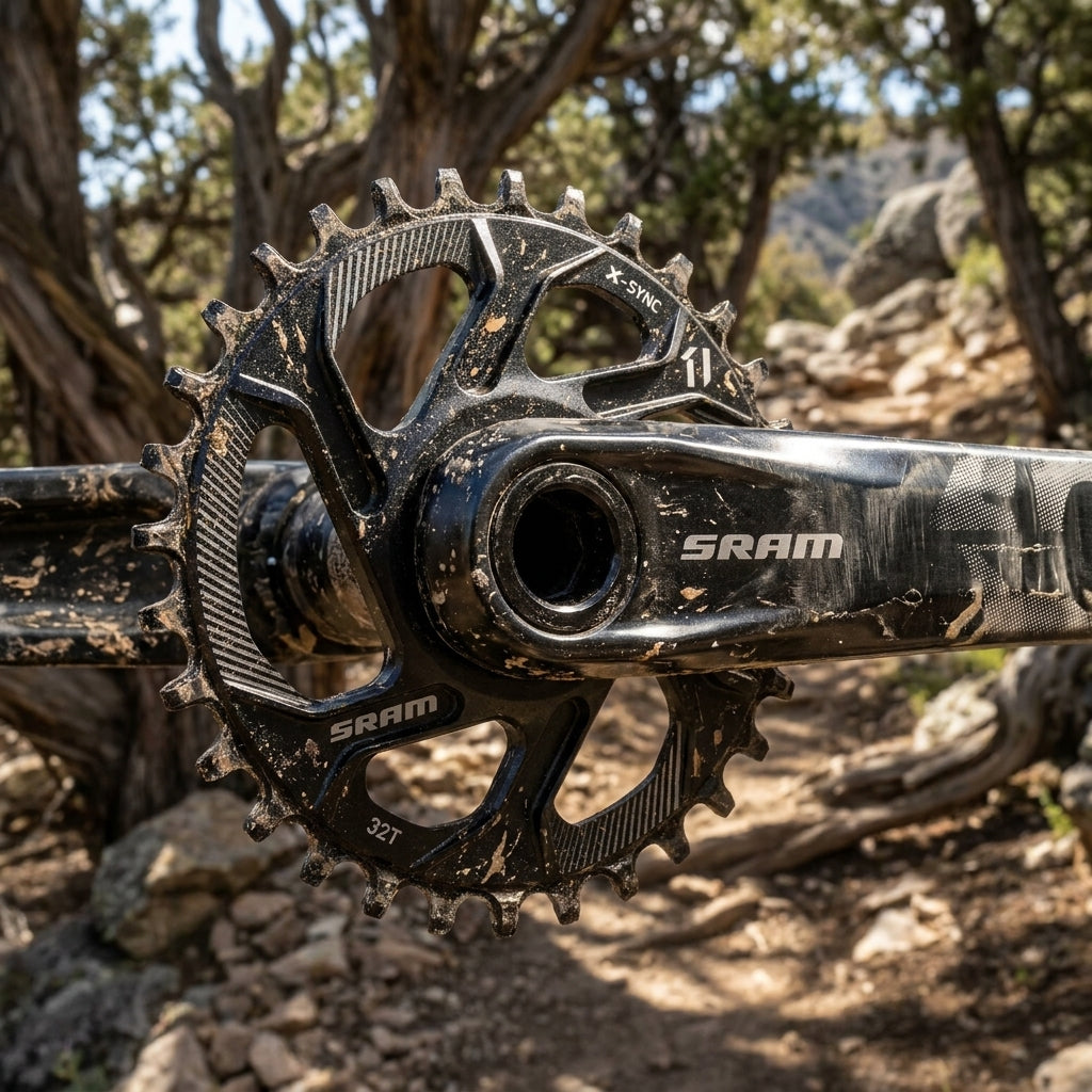 SRAM X-Sync Direct Mount MTB Kettenblatt 28T, 11-fach. Präziser Antrieb für anspruchsvolle Trails. Maximale Kettenführung.