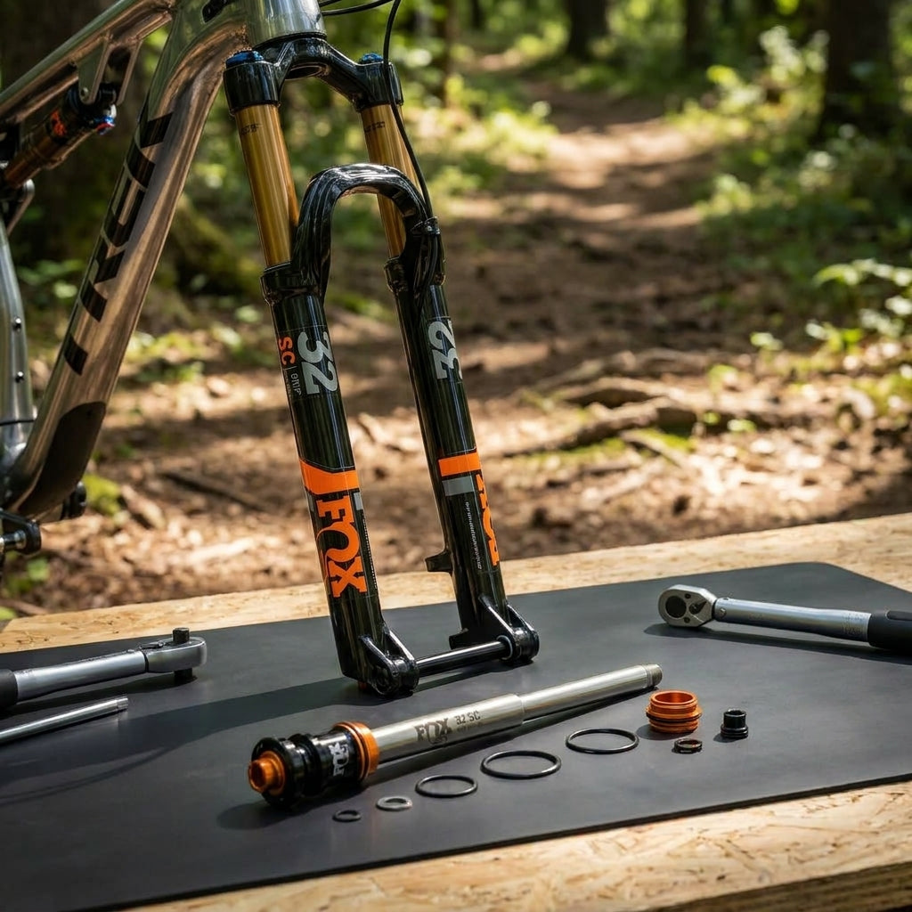 FOX Service Set 32 SC GRIP SL LSR Dämpferwelle für Federgabel Wartung, präzise Performance und sensibles Ansprechverhalten.