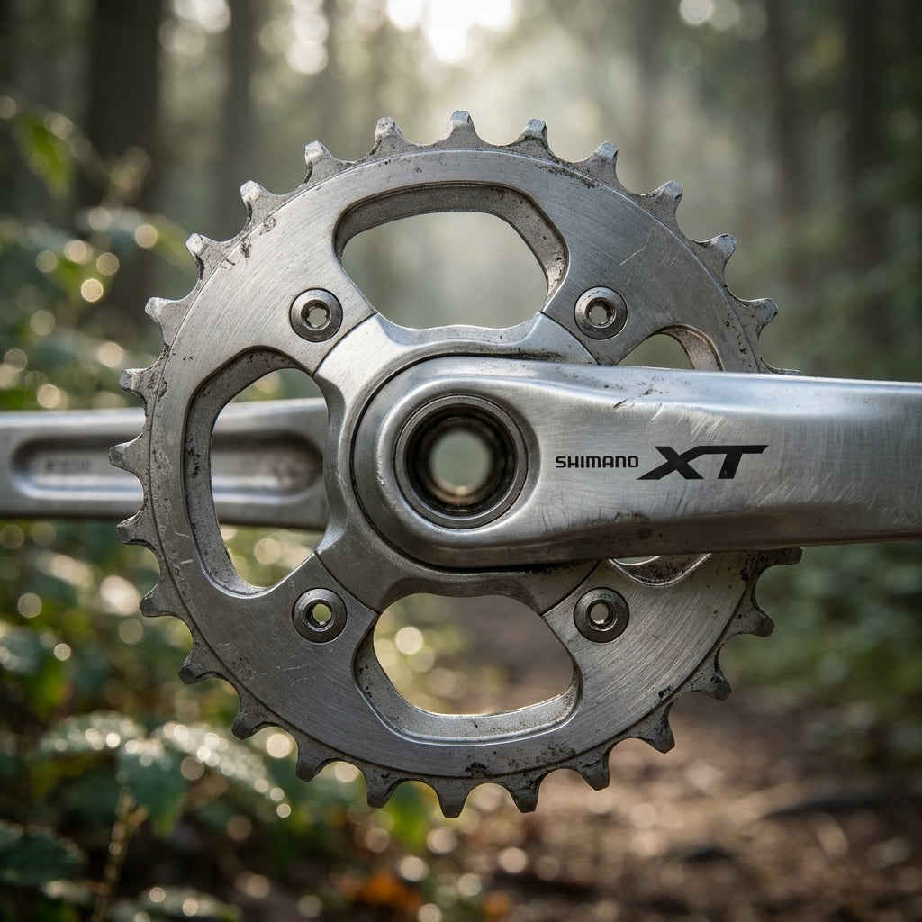Shimano XT FC-M785 Kettenblatt 28 Zähne in Silber für 2x10-fach MTB-Antriebe mit 64 mm Lochkreis.