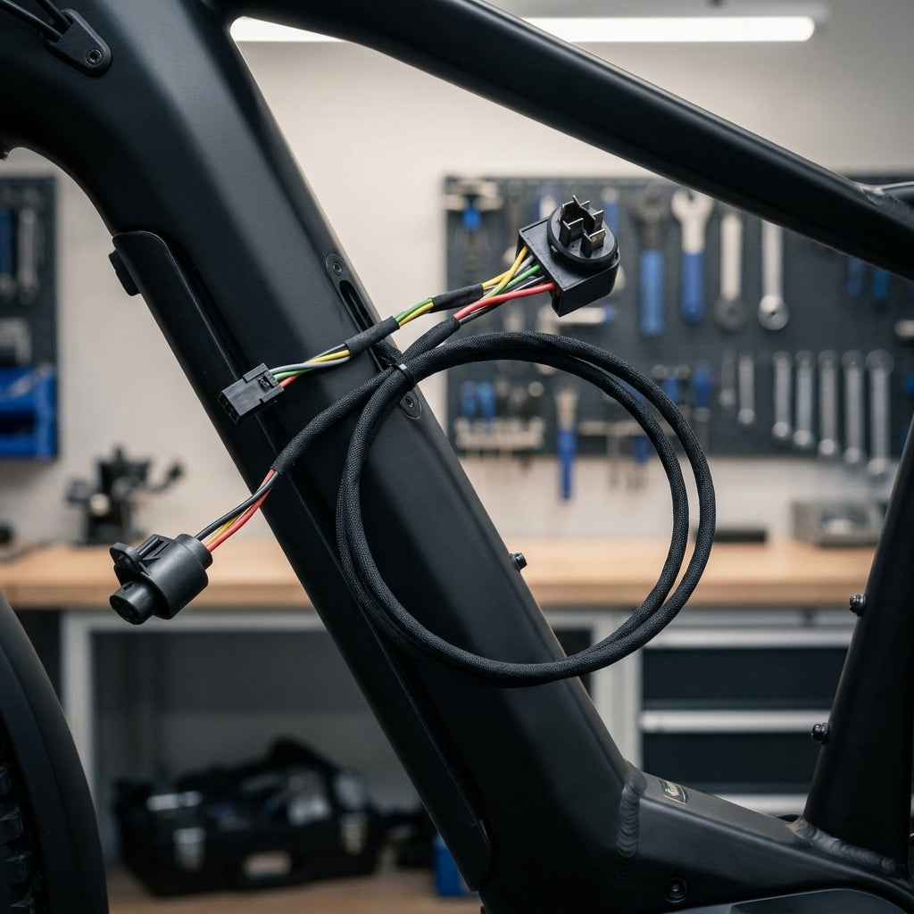 Bosch PowerTube Kabel 1200mm (BCH286) für E-Bike Akku. Original Ersatzteil für zuverlässige Stromversorgung und Kompatibilität.