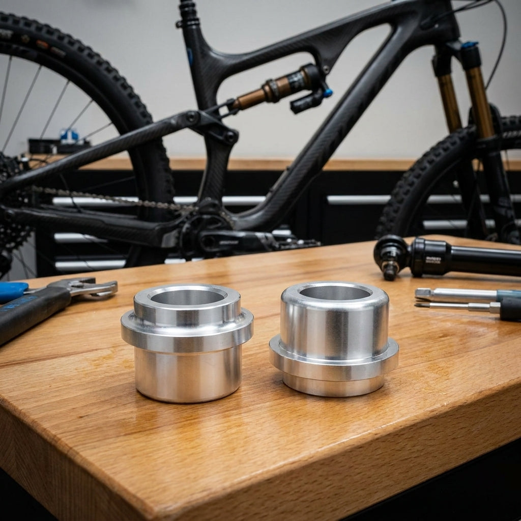 SR-Suntour Alubuchsen Paar für Dämpferauge (12,7mm/8mm) zur Federungswartung von Mountainbike und E-Bike. Präzise Ersatzteile.