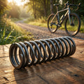 XLC Ersatzfedern extrahart für SP-S07 (100-120kg). Robuste Fahrradfedern für komfortable, stabile Sattelstützenfederung.