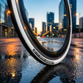Michelin Dynamic Sport Fahrradreifen in Weiß 28 Zoll 700x28C für Rennräder und Urban Bikes auf Asphalt.