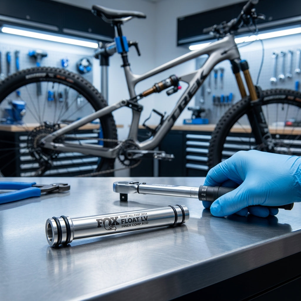 FOX Dämpfer Ersatzteil: Float LV Inner Comp Rod für präzise Druckstufenabstimmung an MTB und E-MTB. OEM-Qualität für Top-Performance.