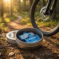 Blauer Sinter 008 SRAM organisch Scheibenbremsbelag Set für E-Bike in Dose. Optimale Bremskraft und Sicherheit.