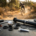 FOX Service Set Piston für Transfer Sattelstütze 200 mm Drop. Wartungskit für zuverlässige Fahrrad-Performance und Langlebigkeit.