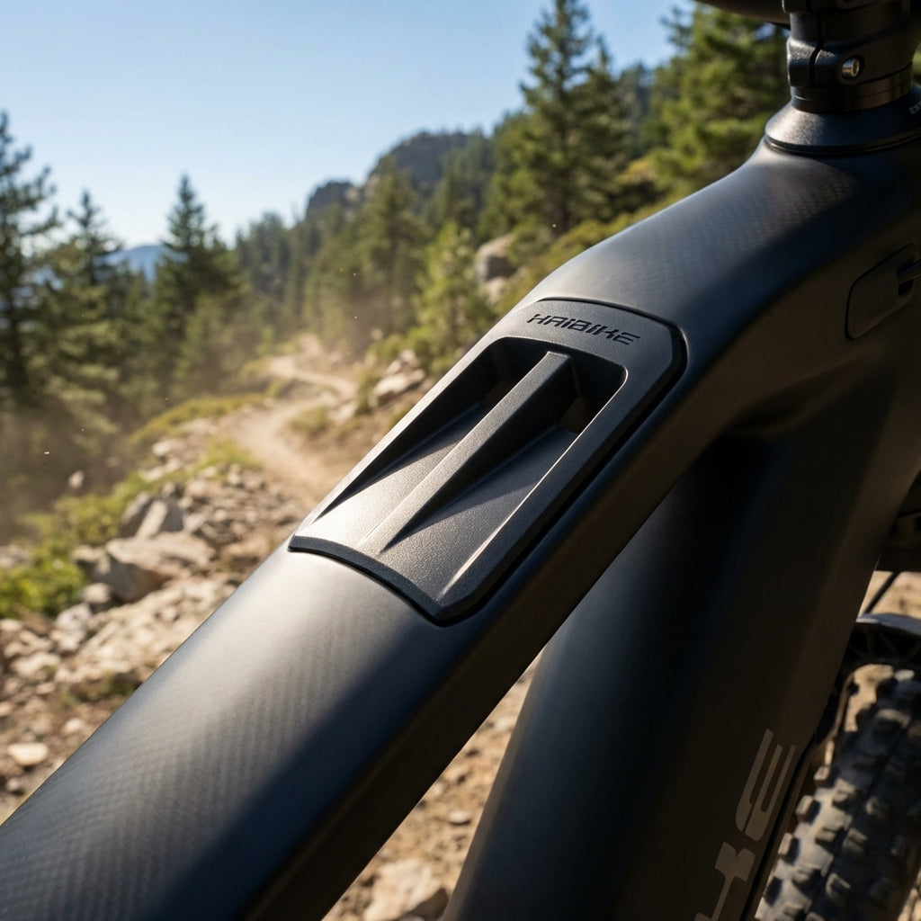 Haibike Interface Top Cover für Bosch Gen4 Range Extender i625Wh, schwarz. E-Bike Ersatzteil für längere Fahrten.