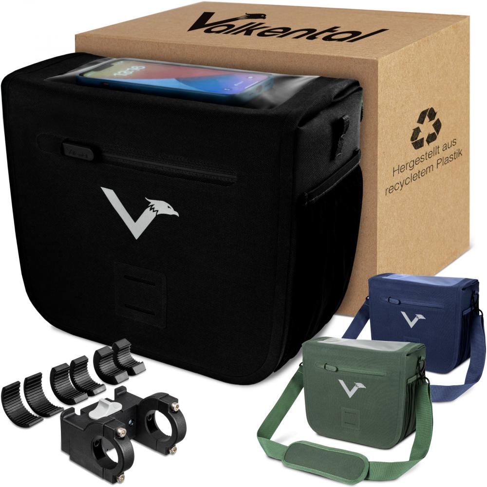 Valkental Lenkertasche Robuste Front Pack schwarz