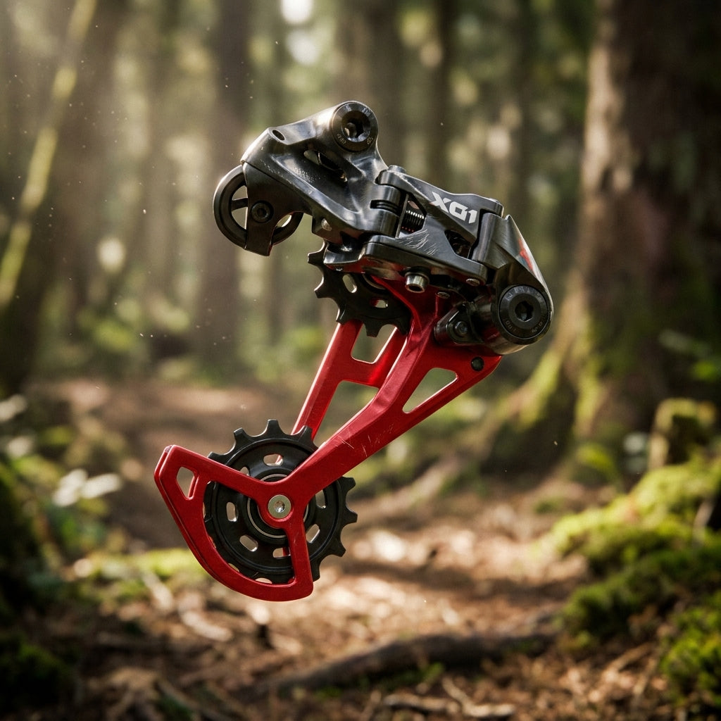 SRAM X01 Eagle Innenkäfig Schaltrollen rot: Präzises Ersatzteil für geschmeidige Schaltperformance. Tuning für dein Eagle Schaltwerk.
