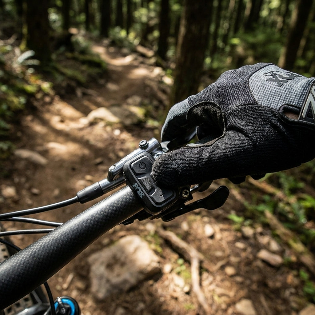 FOX 2020_19 E-MTB Controller für präzise Steuerung am Lenker. Robustes Design für Trail und Enduro. Fahrradteile.