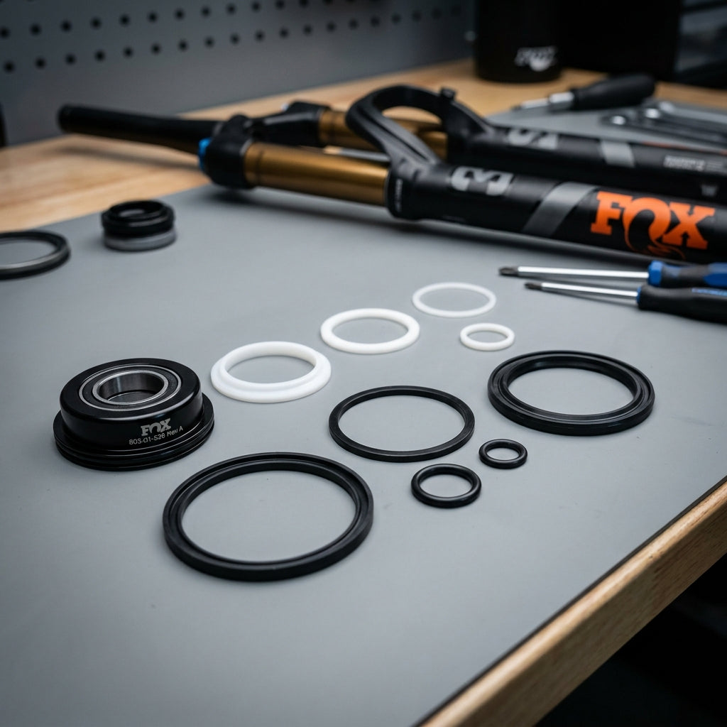FOX Service Set Bearing Assy Negative Air Sealhead FX2 SH für präzise Federgabel-Wartung. Optimiert Dichtung und Performance.