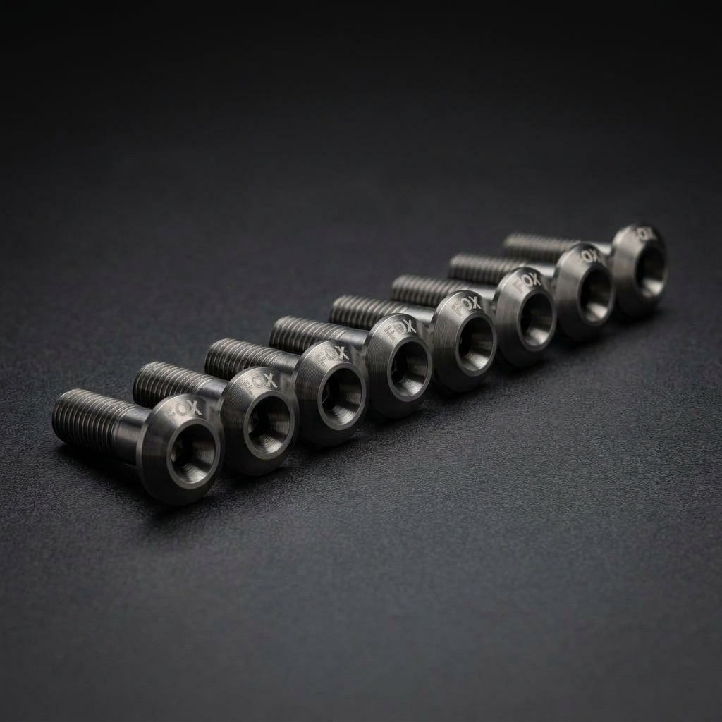 FOX Kit Fastener Custom Seat Post Bolt 10er-Set. Präzise Sattelstützen-Schrauben für Mountainbike und anspruchsvolle Fahrer.