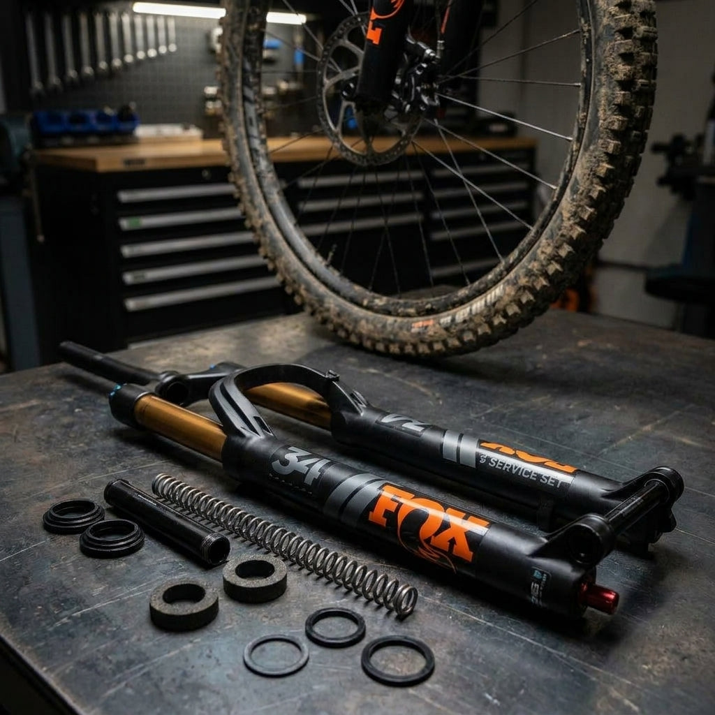 FOX Service Set 34 Grip2 E-Bike Tune für Federgabel Wartung. Präzise Dämpfer-Performance für dein E-MTB.
