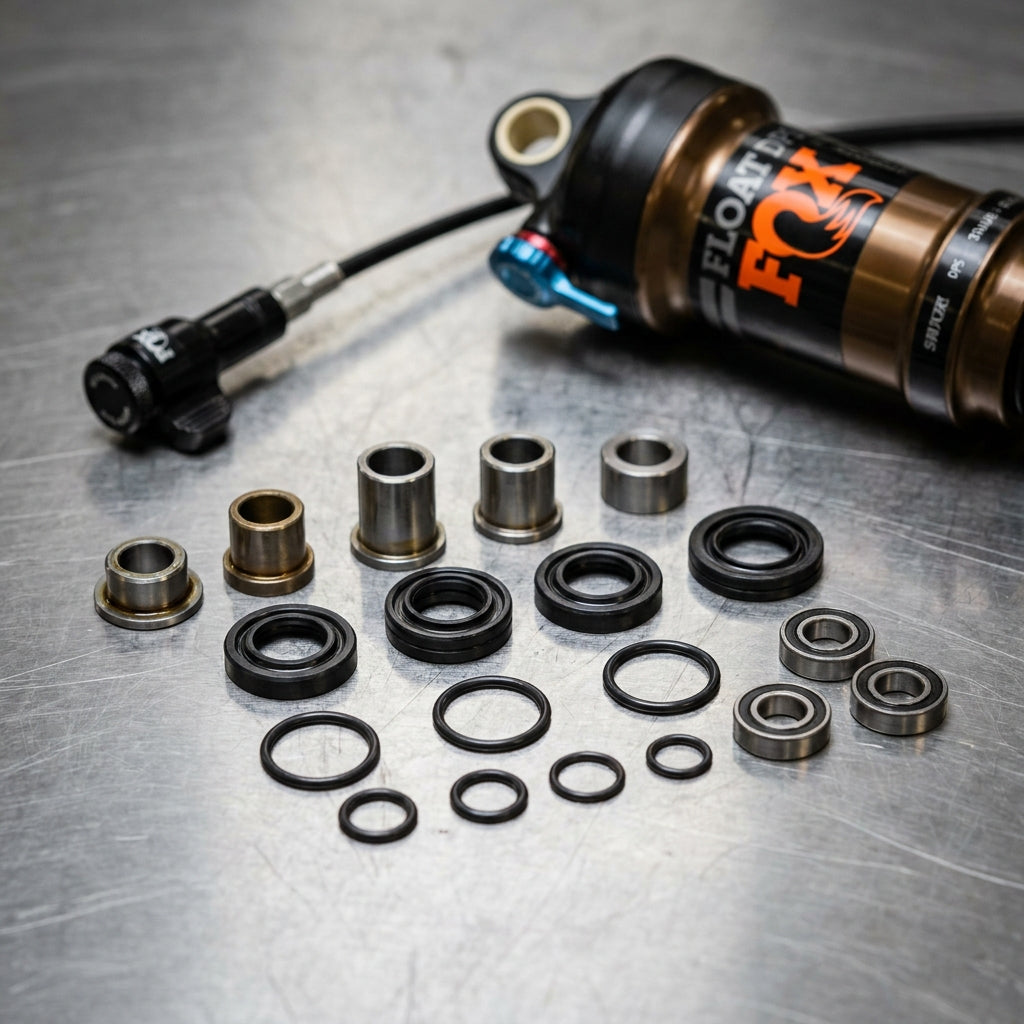 FOX Service Set Eyelet Assy FLOAT DPS Remote Trunnion SV für präzise Dämpfer-Wartung und optimale Mountainbike-Performance.