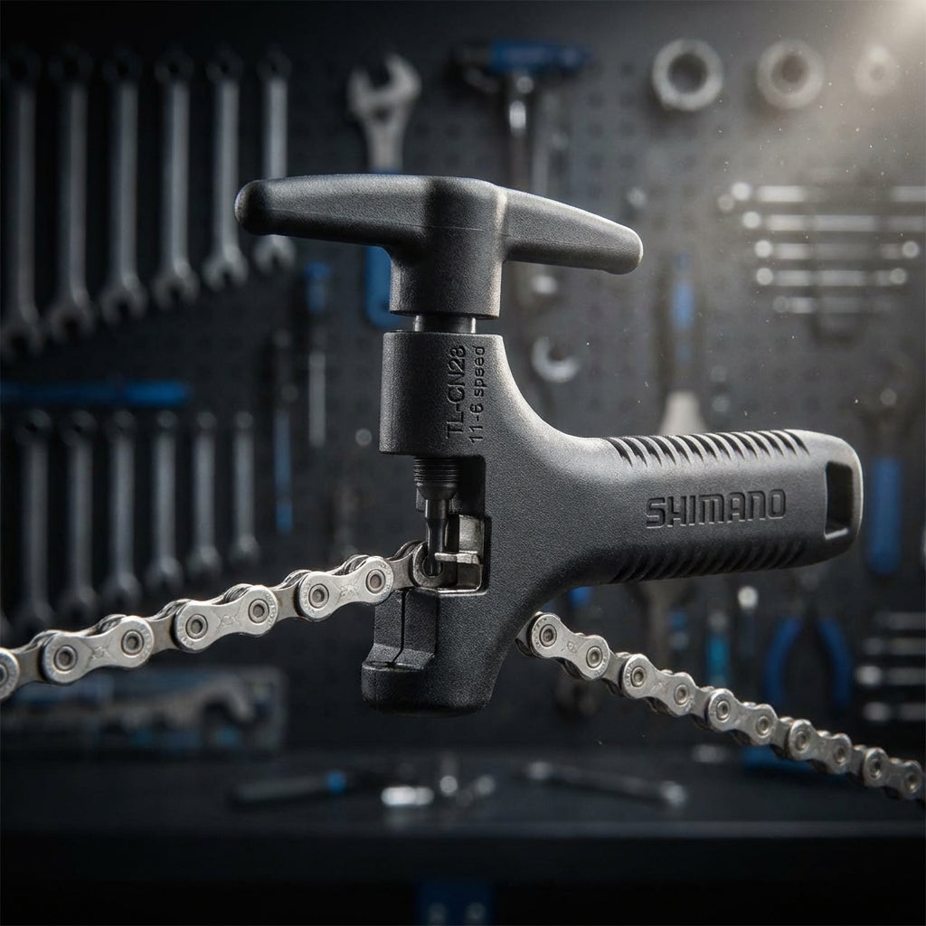 Shimano TL-CN28 Kettennieter für 6-11-fach Fahrradketten Präzisionswerkzeug für Werkstatt und Hobbyschrauber.