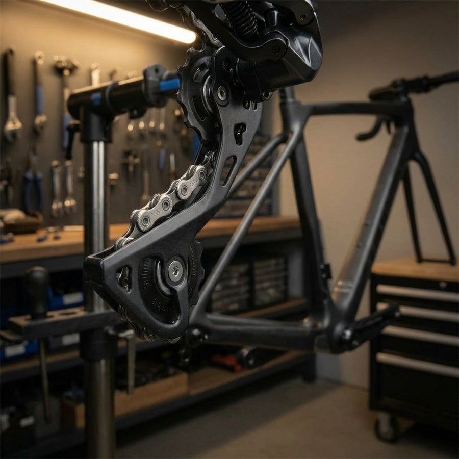 Shimano Schaltrollensatz Set für Ultegra XT Saint Schaltwerke zur Optimierung der Kettenführung bei Fahrrad Schaltungen.