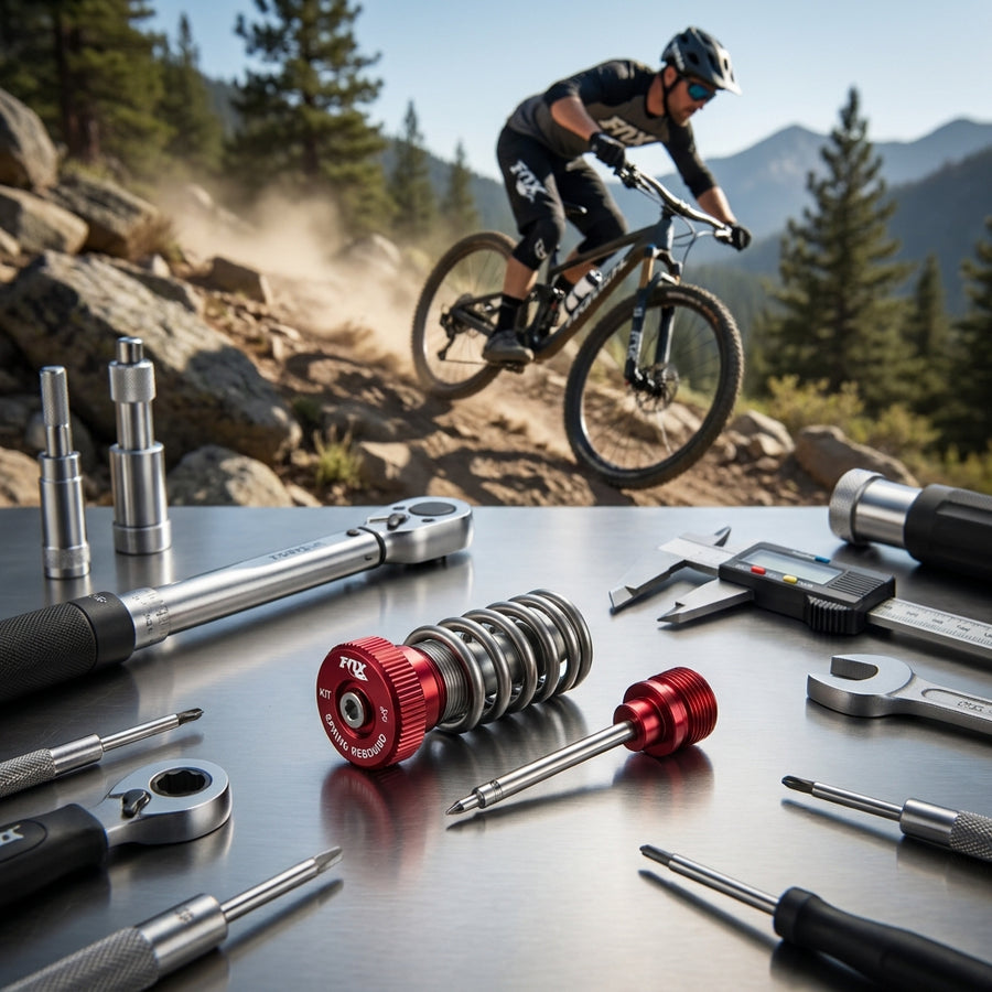 FOX Kit Spring Rebound Needle Stiff für präzise Federgabel Dämpfung. Optimiert Mountainbike Performance auf anspruchsvollen Trails.
