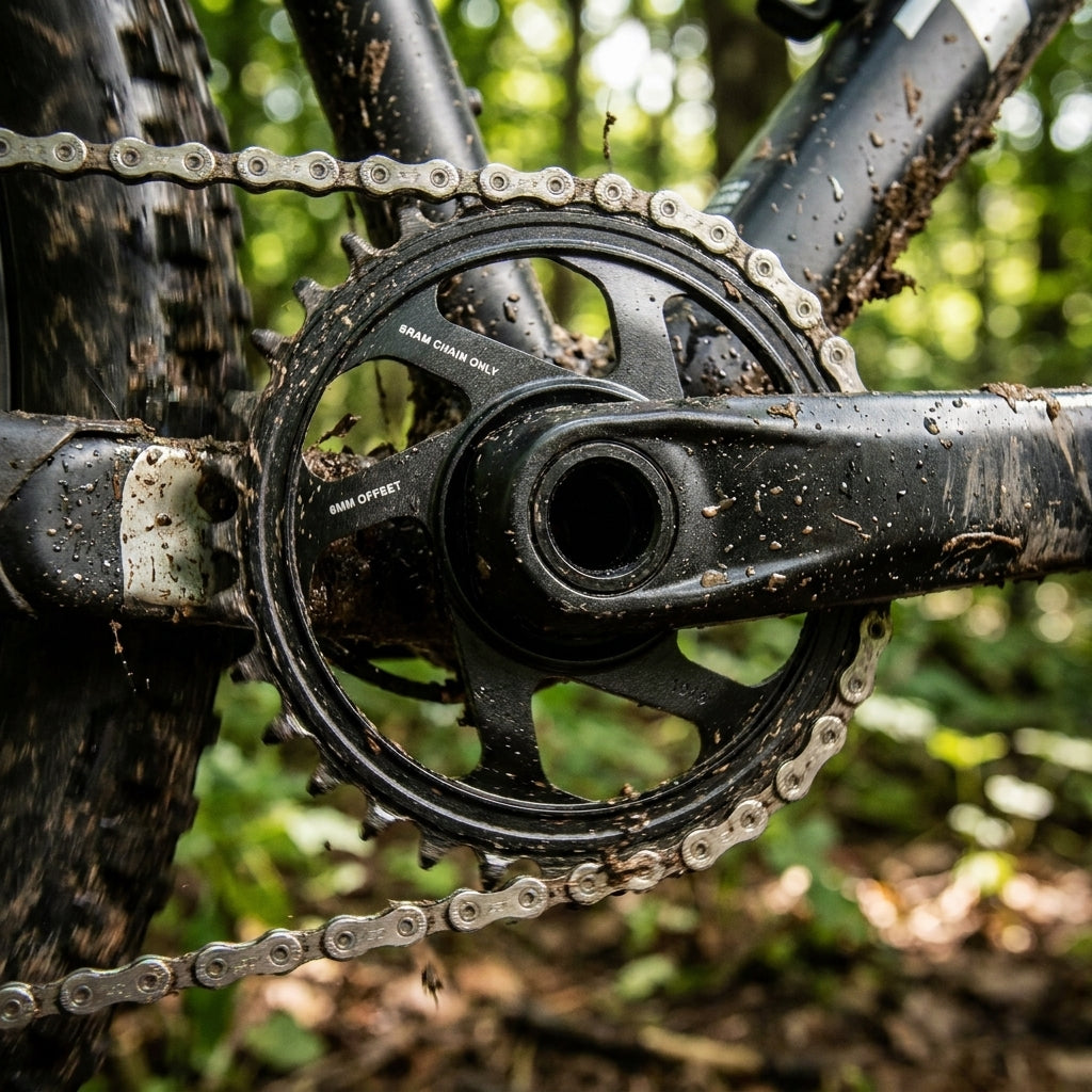 SRAM X-Sync Eagle 32T Kettenblatt schwarz aus Aluminium für MTB 11-12-fach, 3mm Offset Boost