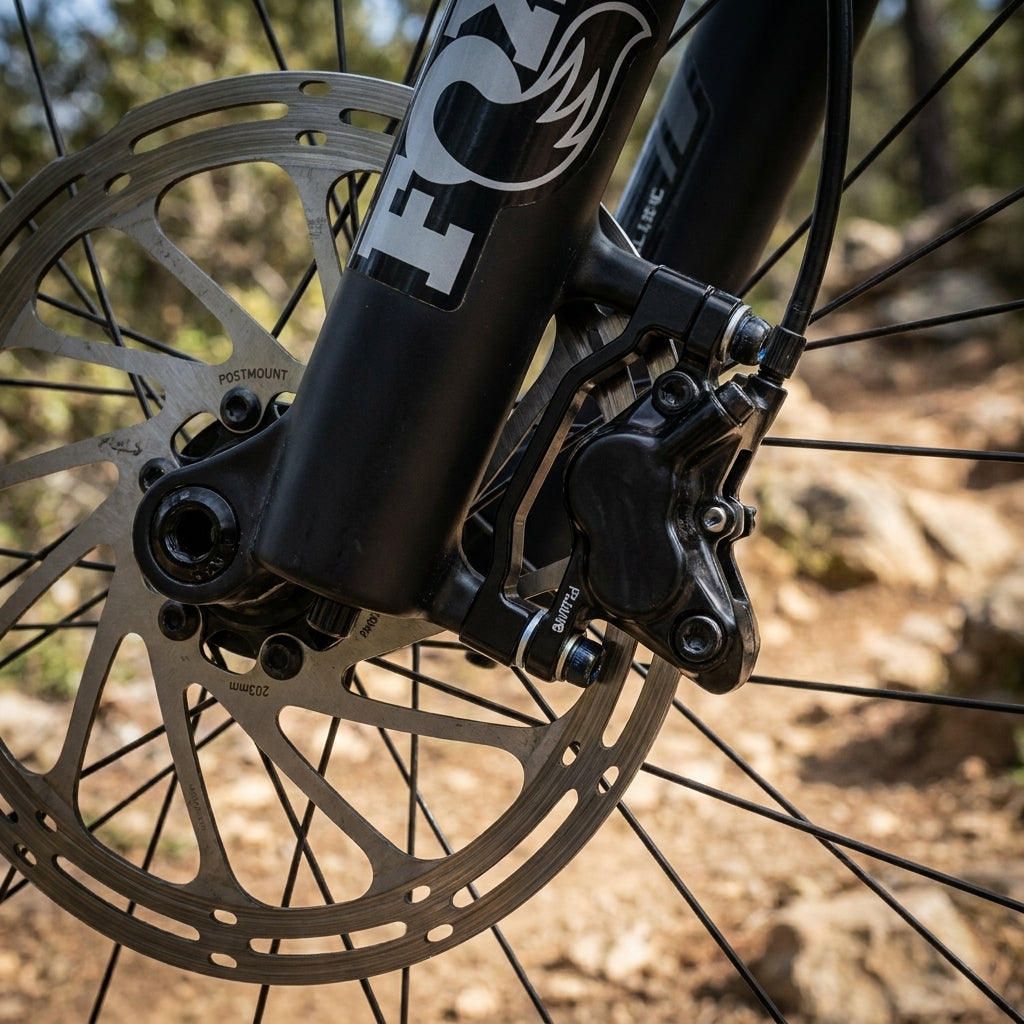 XLC Scheibenbremsadapter PM7 für Fahrrad Bremse VR 180 auf 203mm. Schwarz, präzise, für optimale Bremsleistung.